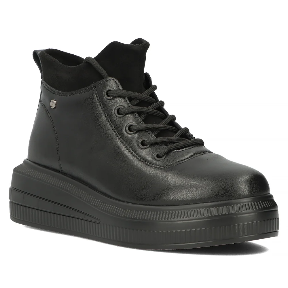 Leather sneakers DBT6506/24 BK black