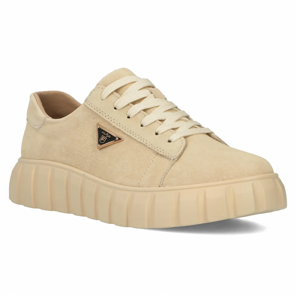 Leather sneakers Filippo DP4138/24 BE beige