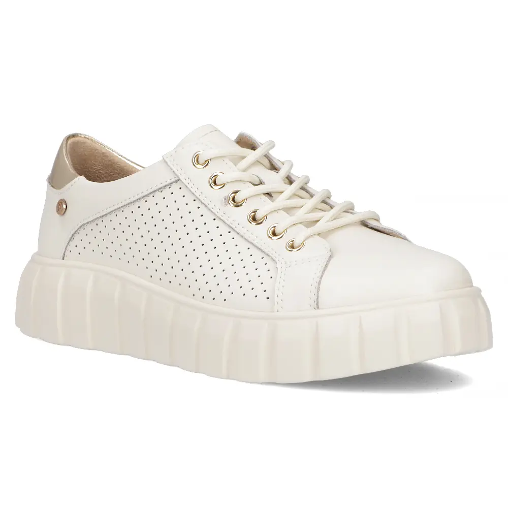 Leather sneakers Filippo DP4535/25 BE beige