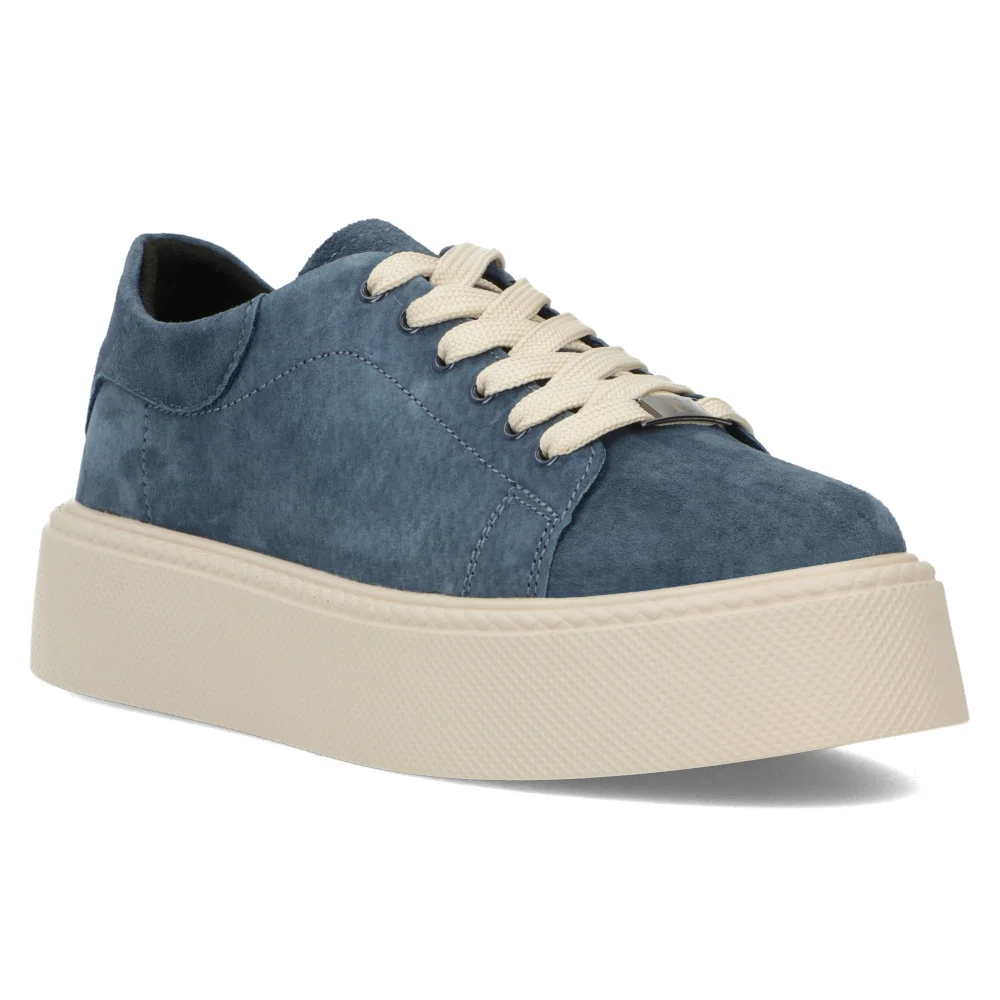 Leather sneakers Filippo DP6119/24 NV navy