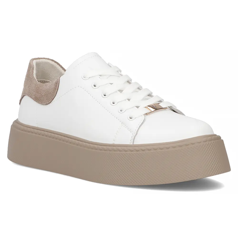 Leather sneakers Filippo DP6119/25 WH white