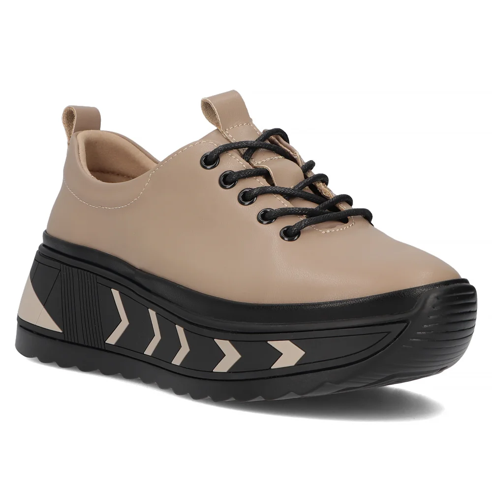 Leather sneakers Filippo DP6427/24 TP taupe