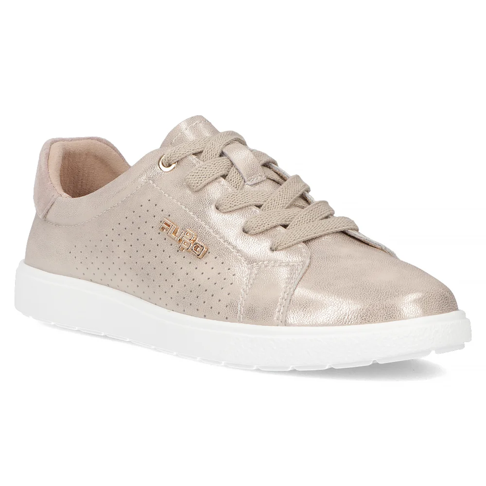 Leather sneakers Filippo DP6738/25 GO gold