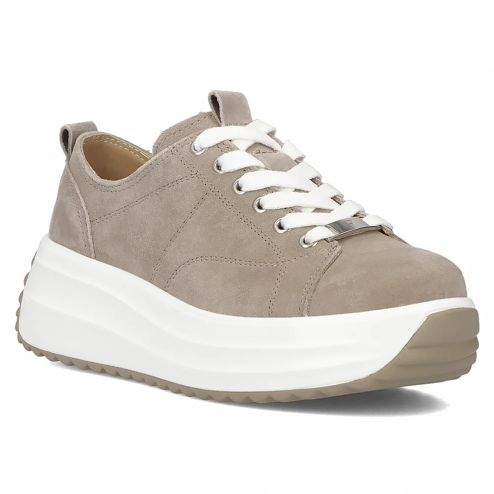 Leather sneakers Filippo DP6795/25 BE beige