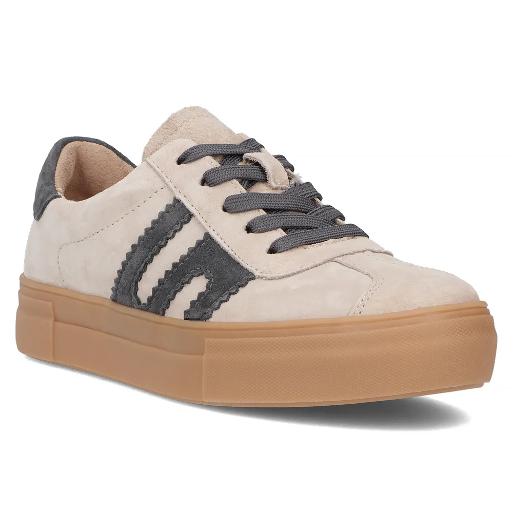 Leather sneakers Filippo DP6798/25 BE GR beige