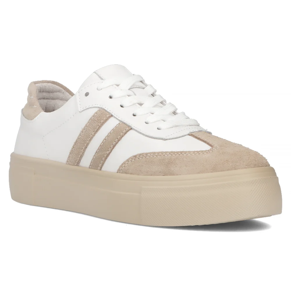 Leather sneakers Filippo DP6841/25  WH BE white