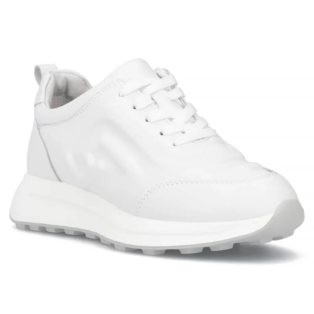 Leather sneakers Filippo DP6859/25 WH white