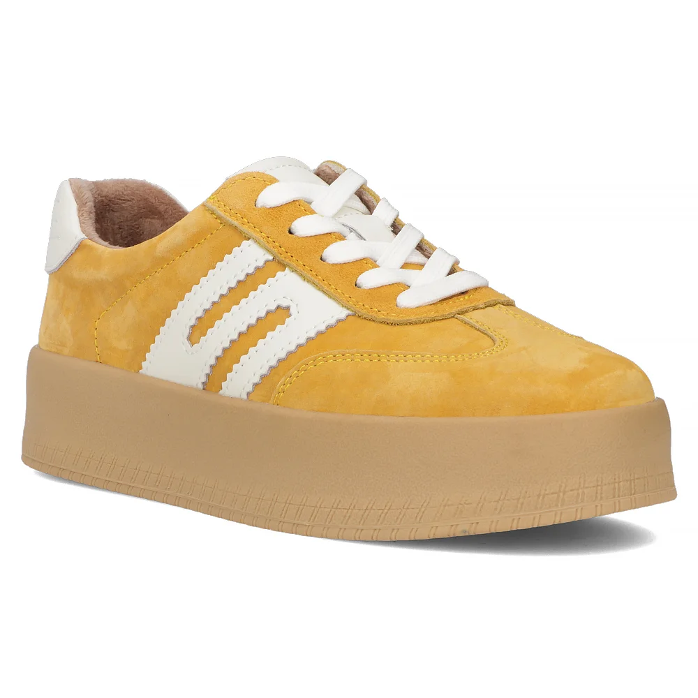 Leather sneakers Filippo DP6994/25 YL yellow