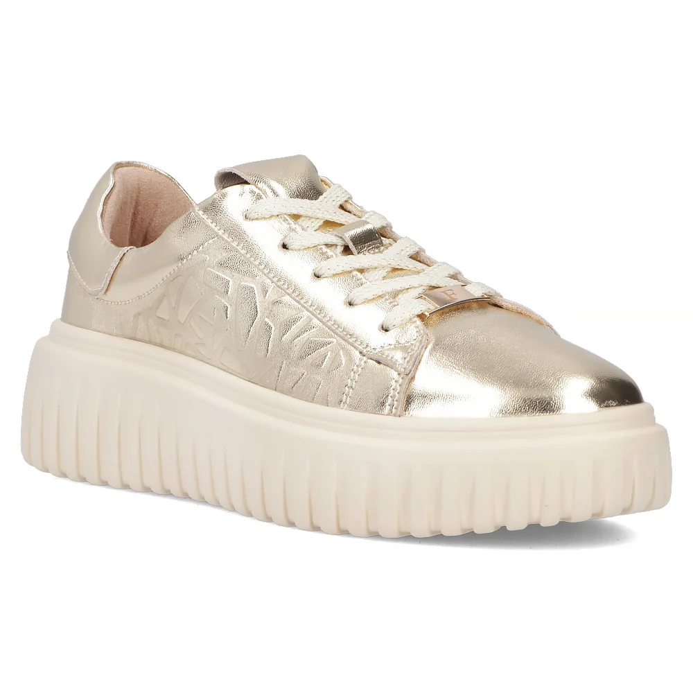 Leather sneakers Filippo DP7001/25 GO gold