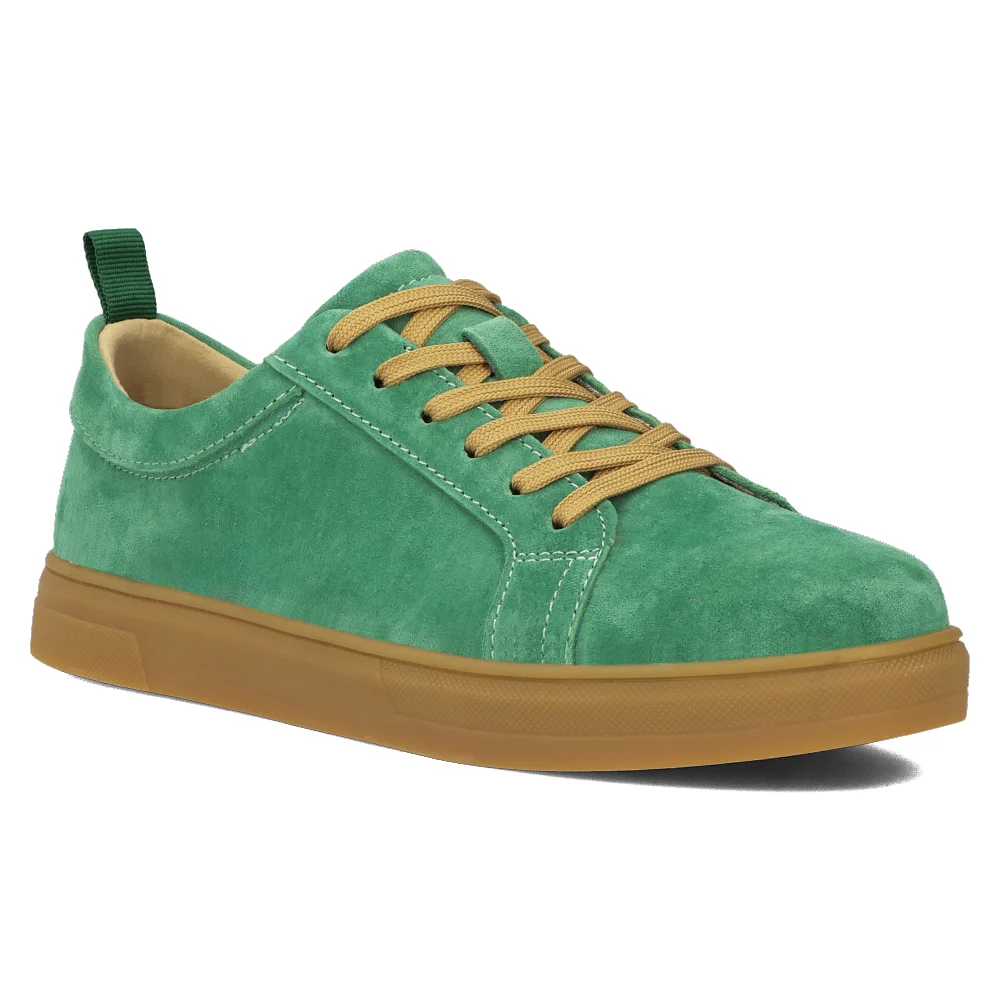 Leather sneakersy Filippo DP6129/25 GE green