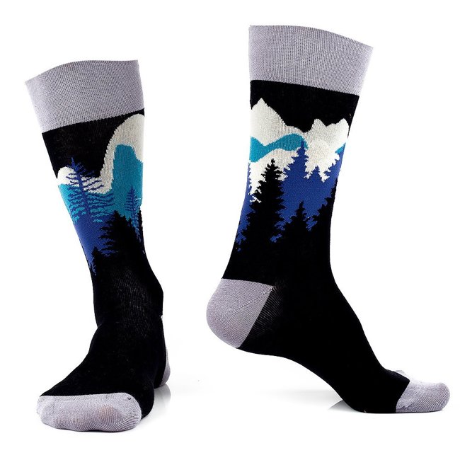 Men's socks tree mountains 42-45