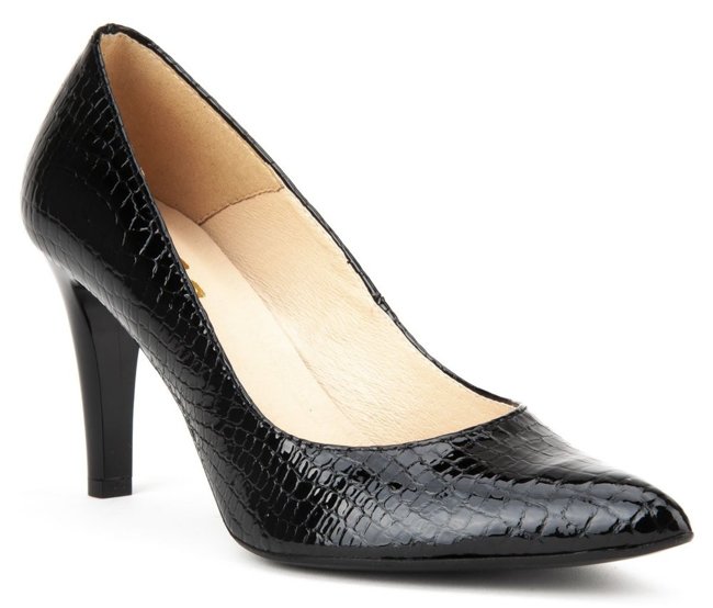 Pumps Filippo F155 Black Crocodile