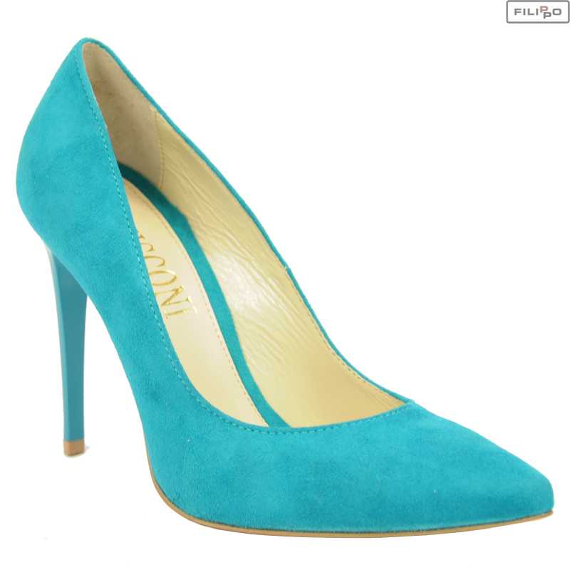 Pumps VISCONI 1014 k.360 blue nubuck 8023661