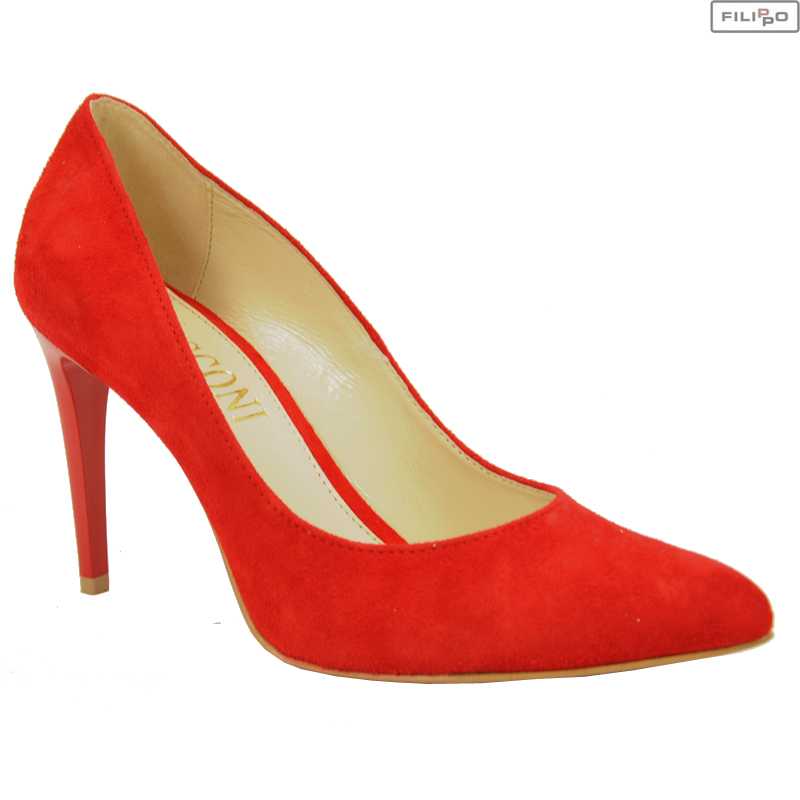 Pumps VISCONI c-159 k.359 red nubuck 8023740