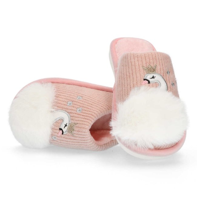 Slippers Filippo Pink Swans