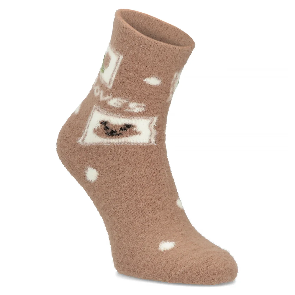 Women's Socks GNG 1307 teddy+ rose loves