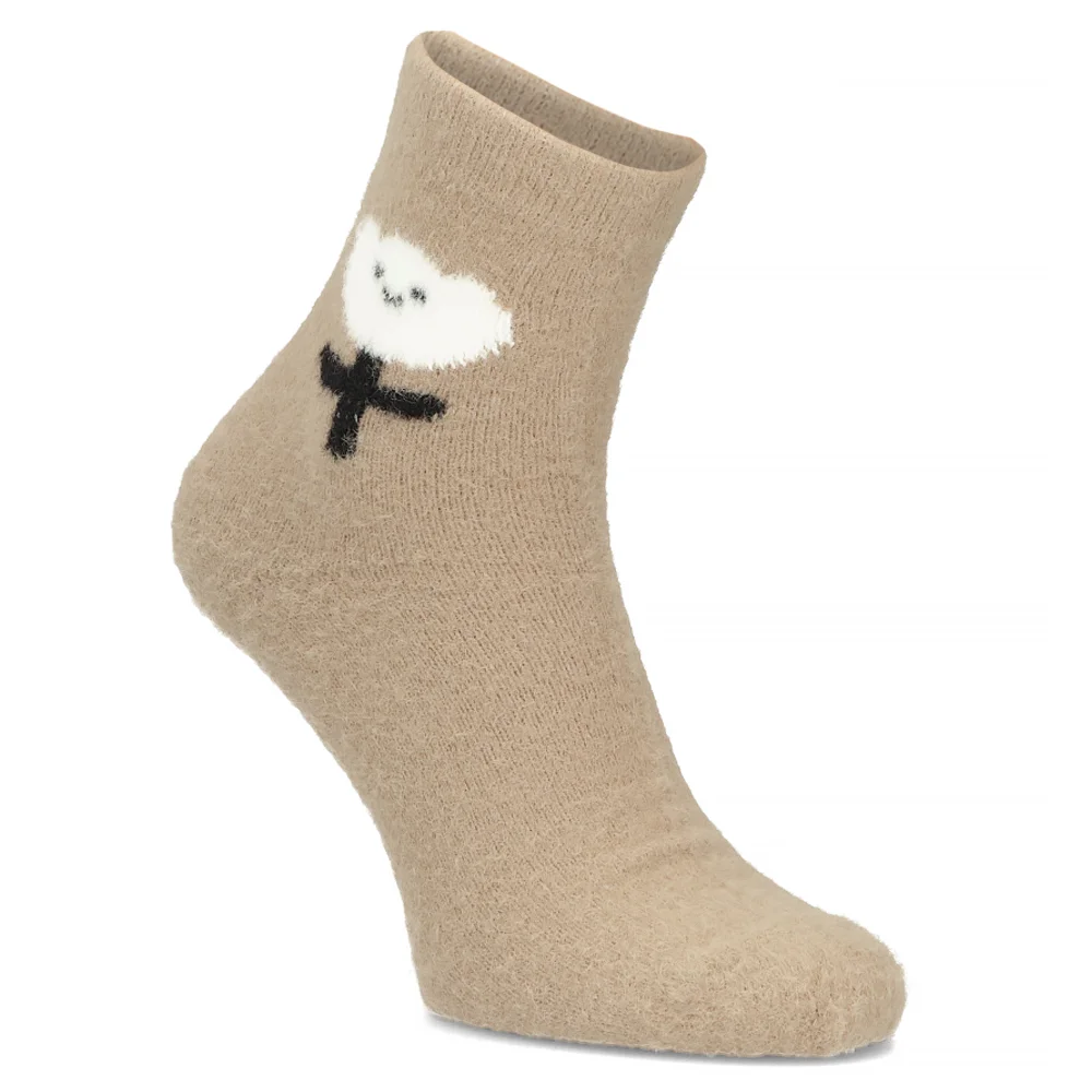 Women's Socks GNG 1307 white tulip