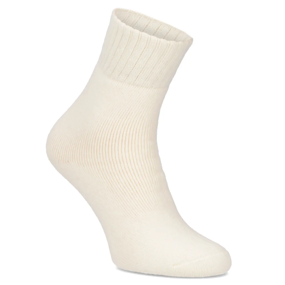 Women's Socks woolen cream 