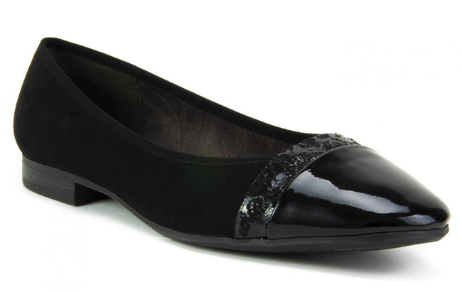 Ballerinas John 8-22165-22 001 black