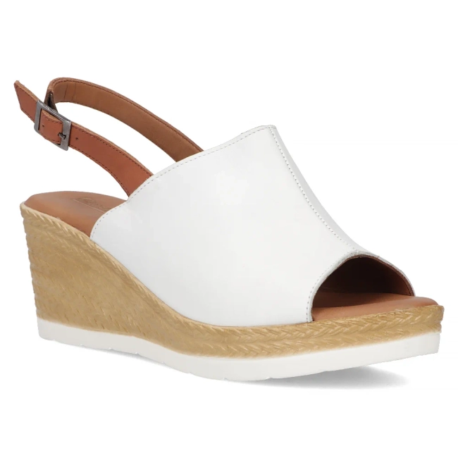 Leather sandals Artiker 54C0681 white