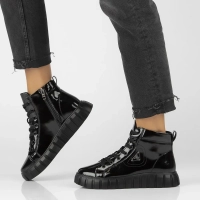 Leather boots Filippo DBT4146/24 BK black