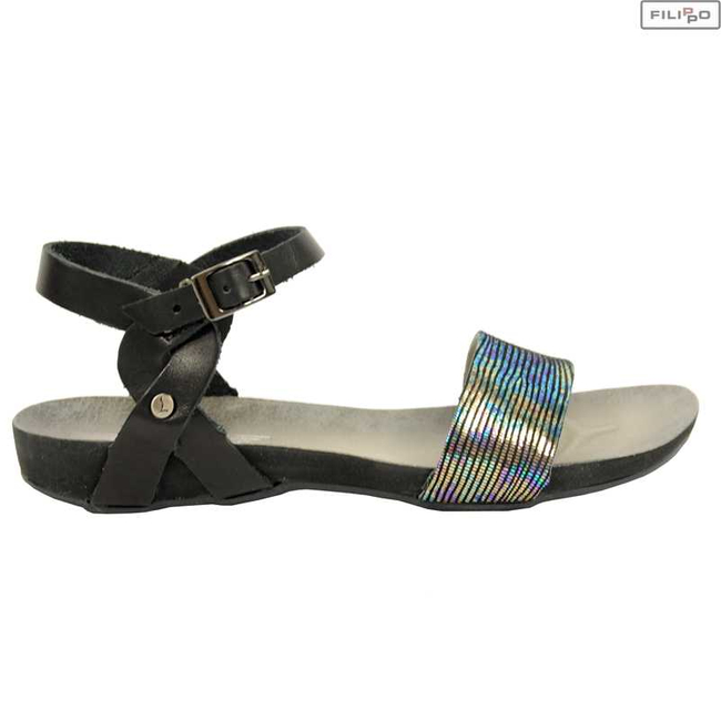 Sandals LEMAR 40027 black+black petrol 8023432