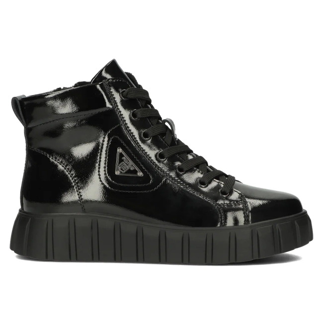 Leather boots Filippo DBT4146/24 BK black