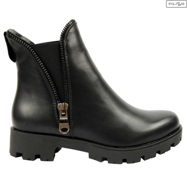 Ankle boots VINCEZA r15-d-bt-48 black 9028543