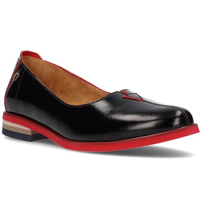 Leather shoes Filippo 05035 black