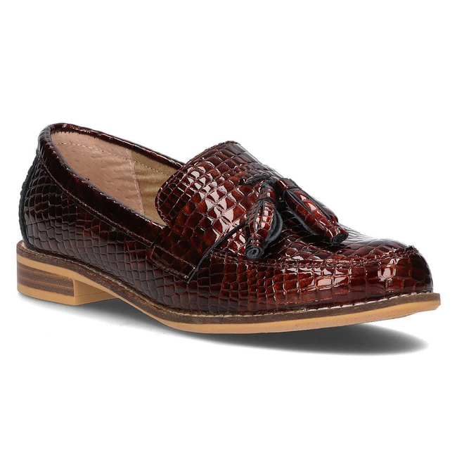 Leather loafers Filippo DP2161/21 BR brown