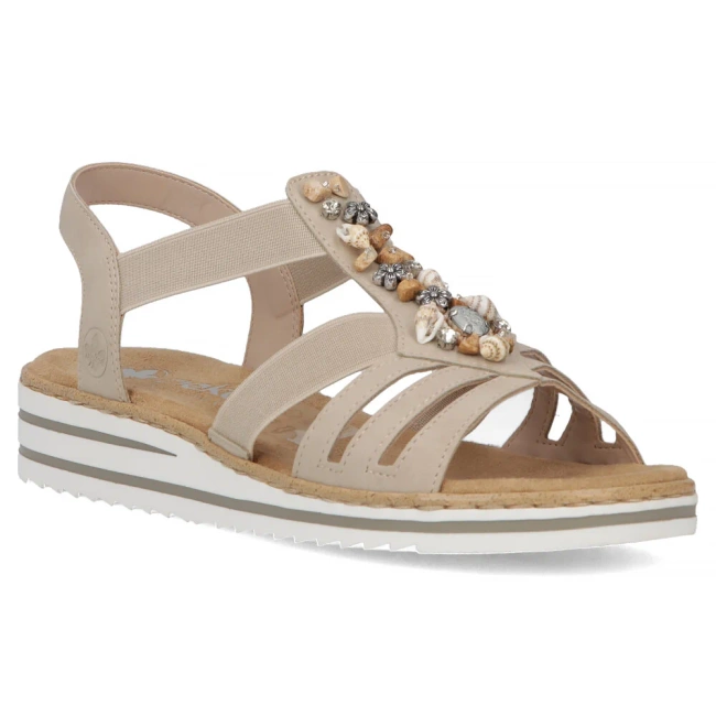 Sandals Rieker V0649-62 beige