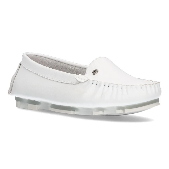 Leather loafers Filippo DP2037/25 WH white