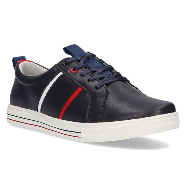 Leather shoes Filippo DP2045/21 NV navy blue