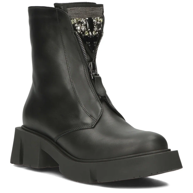 Leather ankle boots Filippo 2600 black 