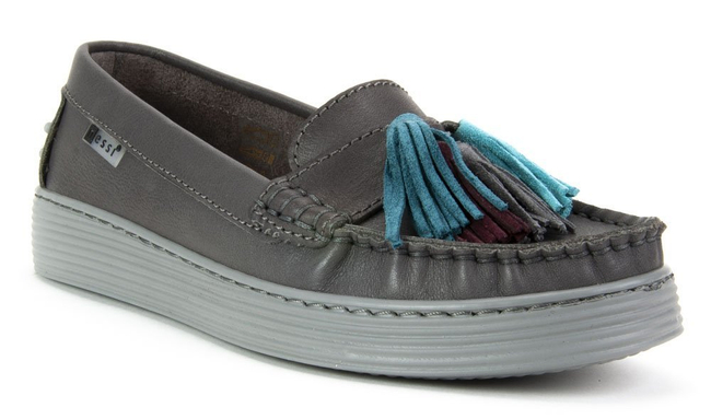 Moccasins Nessi 18309 Grey 32