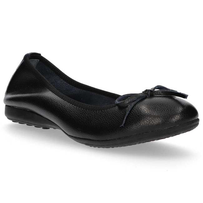 Leather ballerinas Filippo DP038/20 BK black