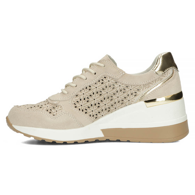Leather sneakers Filippo DP4669/23 BE beige