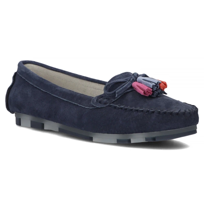 Leather loafers Filippo DP6136/25 NV navy