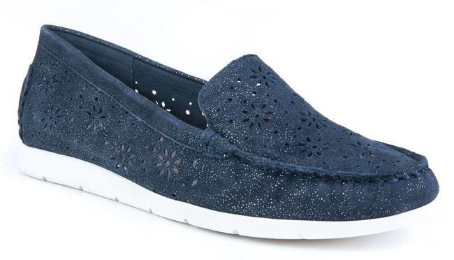 Caprice Moccasins 9-24551-22 891 Ocean sparkle