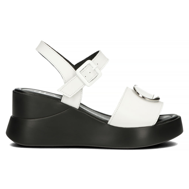 Leather sandals Filippo DS4411/23 WH white