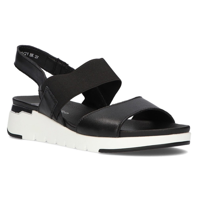 Leather sandals Filippo DS2140/21 BK black