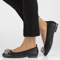 Leather shoes Filippo DP4527/23 BK black