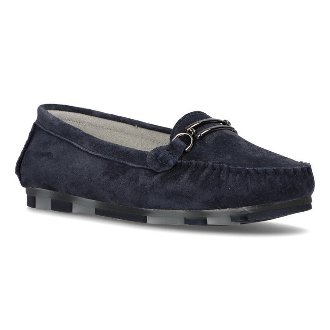 Leather loafers Filippo DP1202/21 NV navy blue