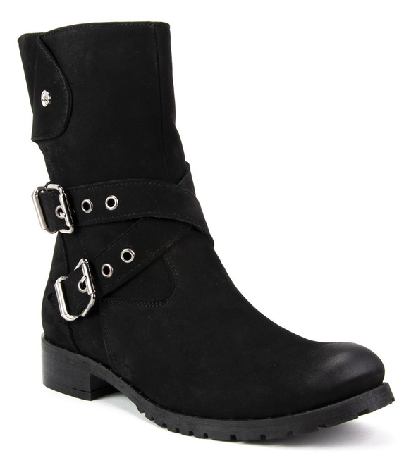 Ankle boots Claudio Rosetti 509 Black Nubuck