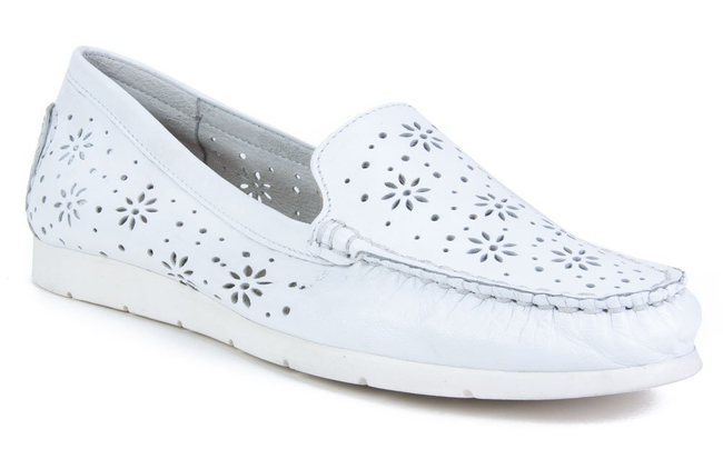 Caprice Moccasins 9-24551-22 102 White nappa