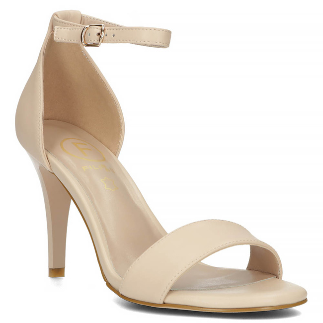 Leather sandals Filippo DS4430/23 BE beige