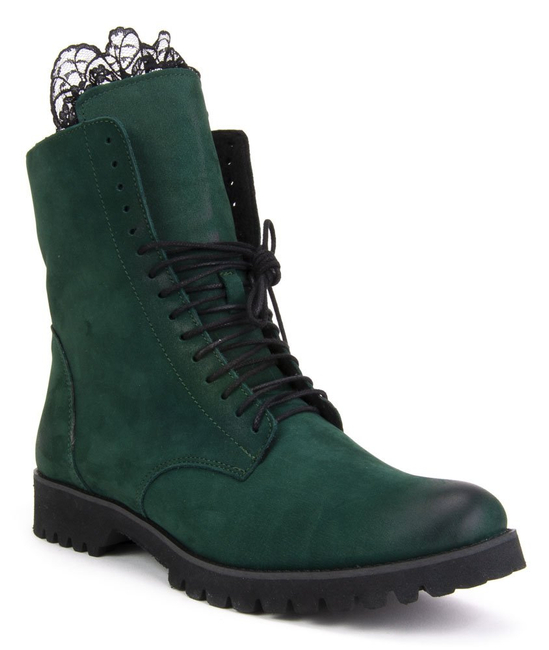 Ankle Boots Filippo 2307 Green Nubuck