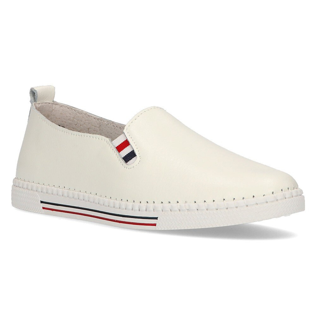 Leather shoes FILIPPO DP066/21 WH white