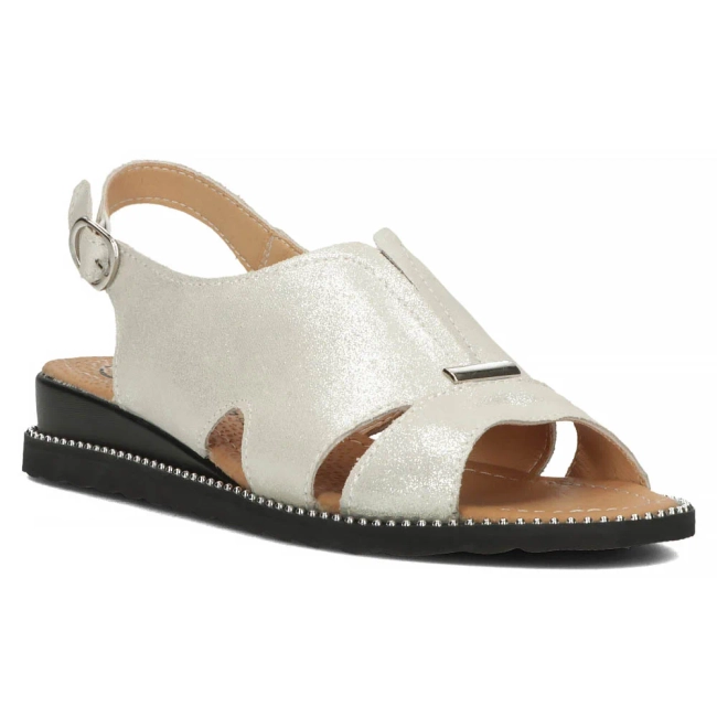 Leather sandals Filippo DS4470/24 SI silver