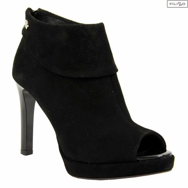 Ankle boots CLAUDIO ROSETTI 856 black nubuck/lacquer 8022087